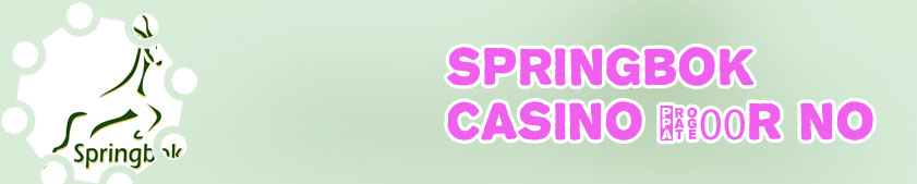 Springbok casino bonus
